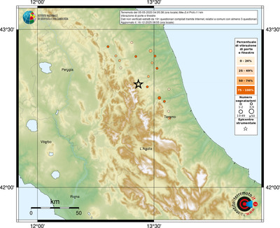 Mappa comuni con almeno 3 questionari