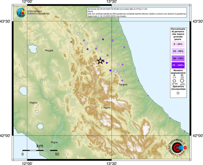 Mappa comuni con almeno 3 questionari