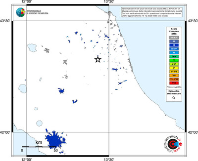 Mappa EMS - territori località