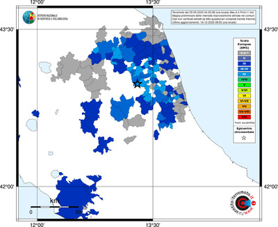 Mappa EMS - territori comuni