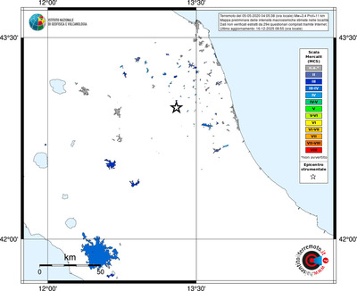 Mappa MCS - territori località