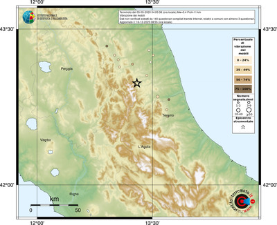 Mappa comuni con almeno 3 questionari