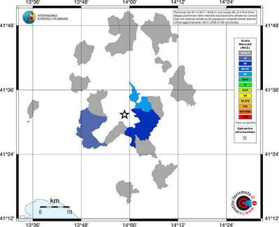 Mappa MCS - territori comuni