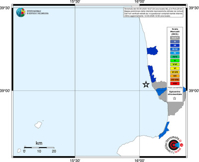 Mappa MCS - territori comuni