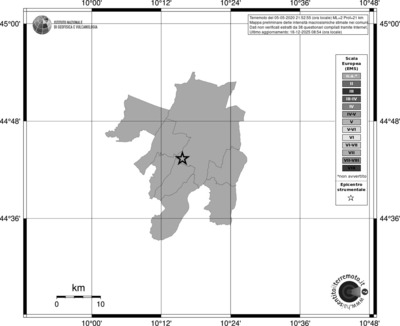 Mappa EMS - territori comuni