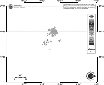 Mappa MCS - territori località