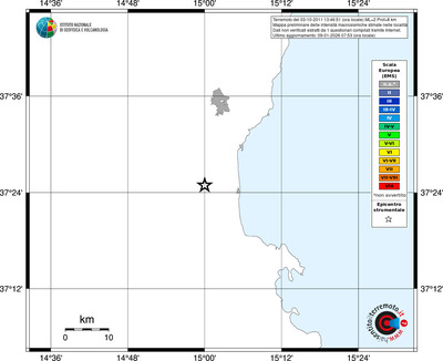Mappa EMS - territori località