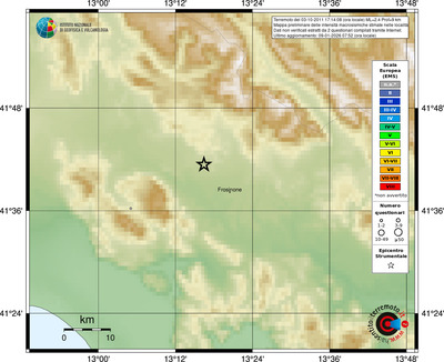 Mappa EMS - località