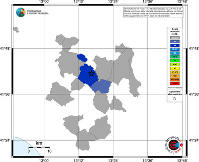 Mappa MCS - territori comuni