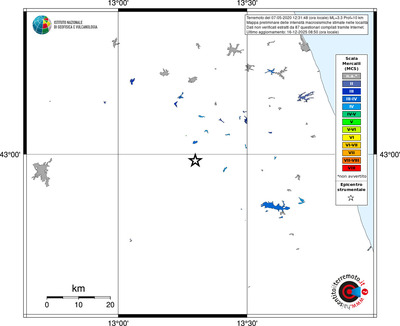 Mappa MCS - territori località