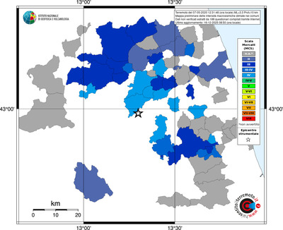 Mappa MCS - territori comuni