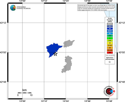 Mappa EMS - territori comuni