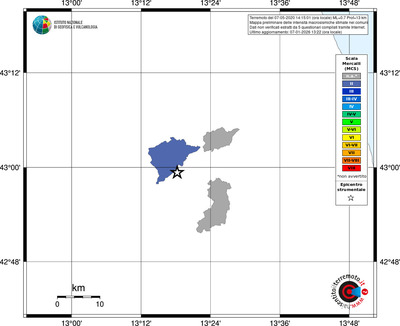 Mappa MCS - territori comuni