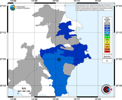 Mappa EMS - territori comuni