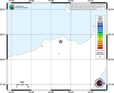 Mappa EMS - territori località