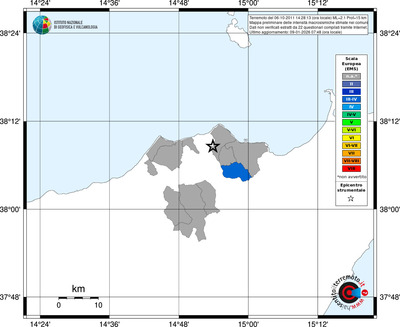 Mappa EMS - territori comuni