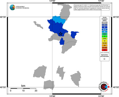 Mappa EMS - territori comuni