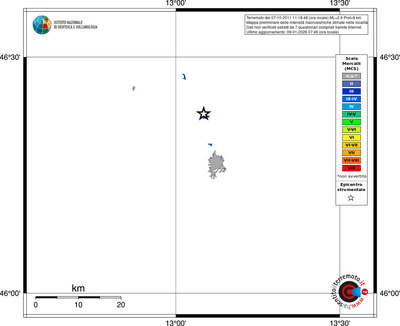 Mappa MCS - territori località