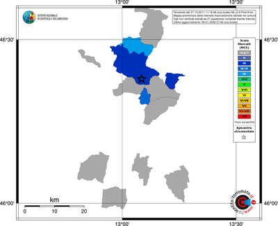 Mappa MCS - territori comuni