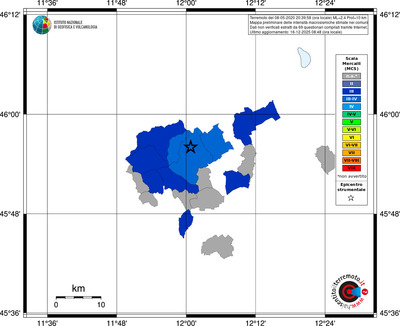 Mappa MCS - territori comuni