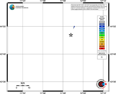 Mappa MCS - territori località