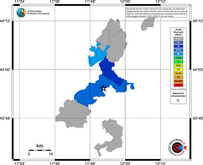 Mappa MCS - territori comuni