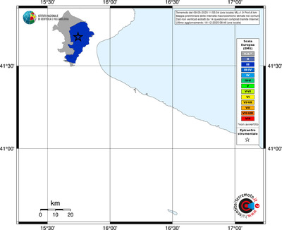 Mappa EMS - territori comuni