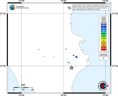 Mappa EMS - territori località