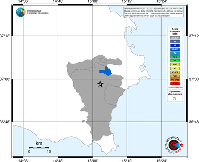 Mappa EMS - territori comuni