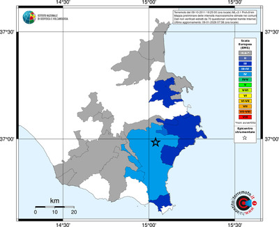 Mappa EMS - territori comuni