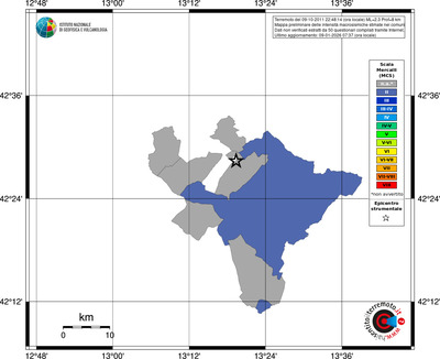 Mappa MCS - territori comuni