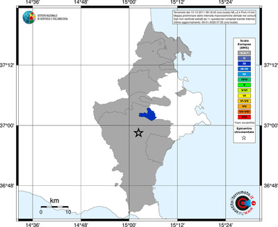 Mappa EMS - territori comuni