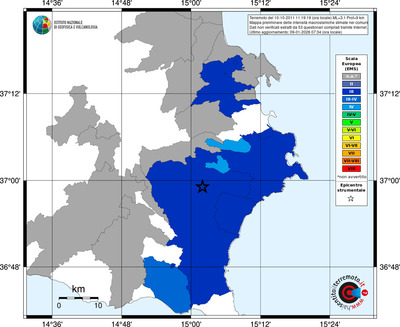 Mappa EMS - territori comuni