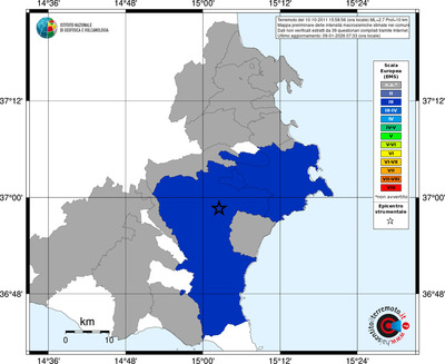 Mappa EMS - territori comuni