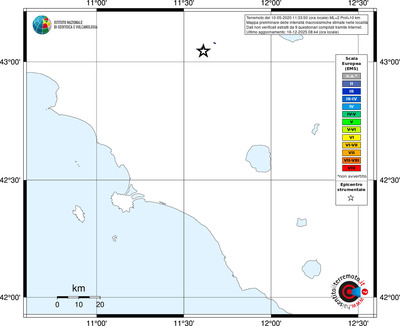 Mappa EMS - territori località