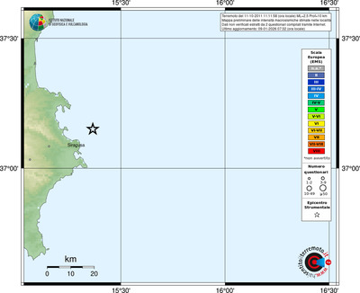 Mappa EMS - località