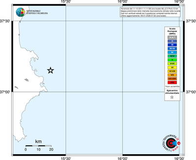 Mappa EMS - territori località