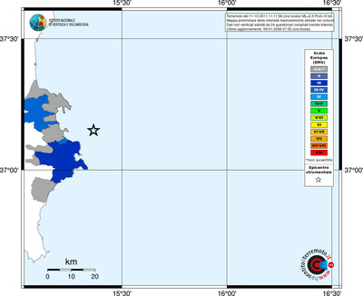 Mappa EMS - territori comuni