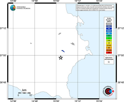 Mappa EMS - territori località