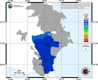 Mappa EMS - territori comuni