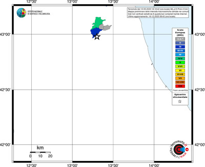 Mappa EMS - territori comuni