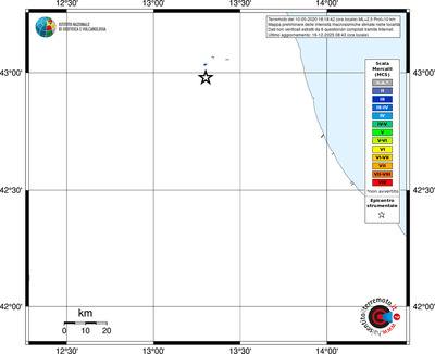 Mappa MCS - territori località