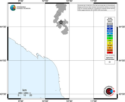 Mappa MCS - territori comuni