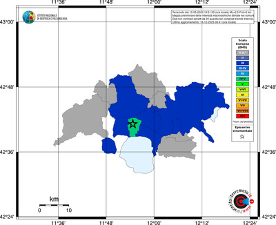Mappa EMS - territori comuni
