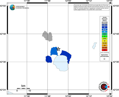 Mappa MCS - territori comuni