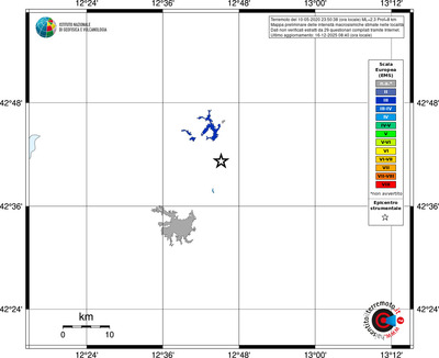 Mappa EMS - territori località