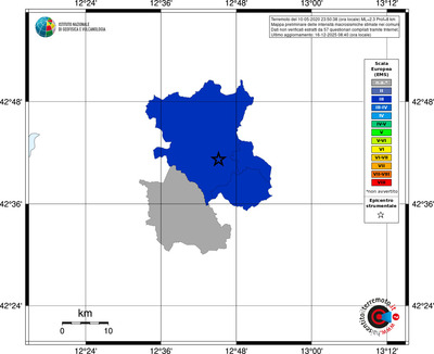 Mappa EMS - territori comuni