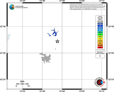 Mappa MCS - territori località