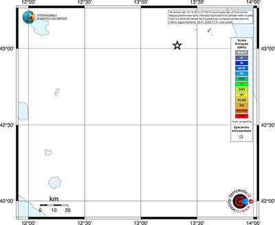 Mappa EMS - territori località
