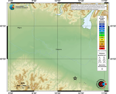 Mappa EMS - località